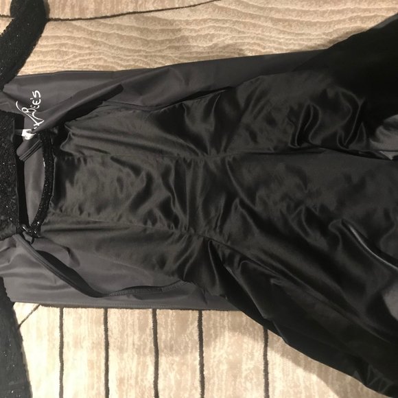 Black Sherri Hill Two Piece Prom Dress - Picture 2 of 7